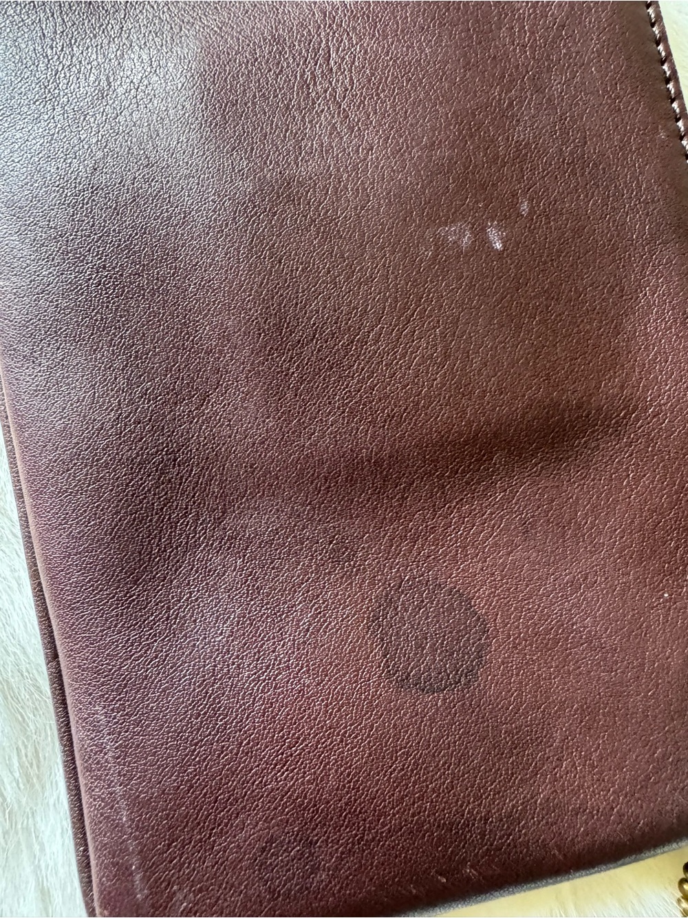 Coach Dark Brown Leather Turnlock Wristlet - Picture 5 of 14